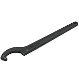 LingGan C Hook Spanner Wrench Collet Chuck for 28-32mm Round Nut, Black Adjustable Hook Wrench Tool