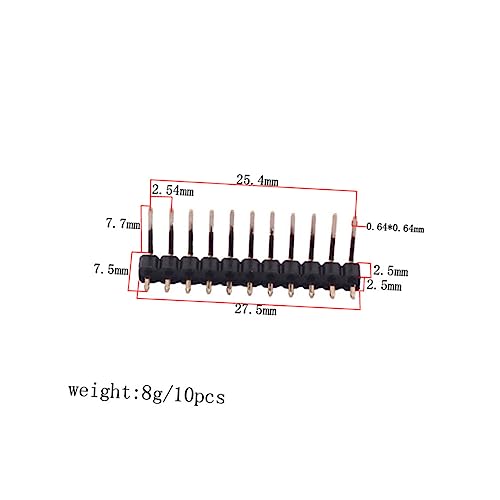Conectores macho pines de precisión Gatuida 10 piezas para guitarra eléctrica 2