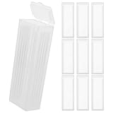 CONGARTENO 10 Stück Pack Transparente Kunststoff Aufbewahrungsbox für Mikroskop Objektträger 5 Fach Schiebetablett Kompakt und Schützend für Labor und Pathologie