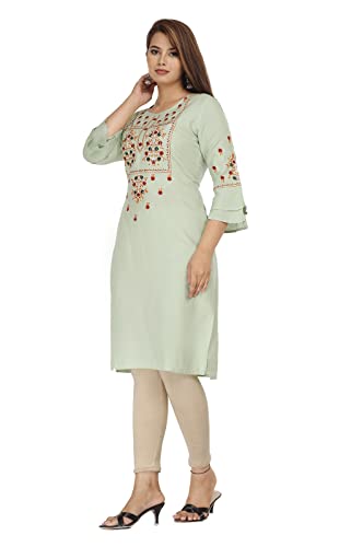 Image of Chahit Women's Rayon Straight Kurta