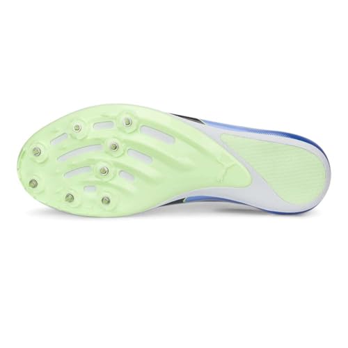 PUMA PUMA Mens Evospeed Sprint 14 Track and Field Shoe, Elektro Purple-PUMA Mens Black-Fizzy Lime, 12