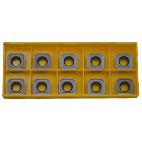 LINZUAN 10PCS SEHT1204 X45 PC230 SEHT 43 AFSN Carbide Insert Face Mill Lathe Milling CNC Tools Milling Cutter for Processing Stainless Steel.