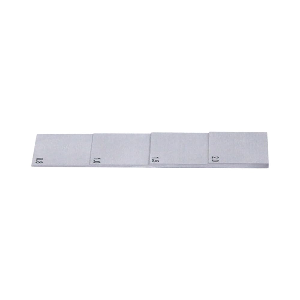 YUSHI 4 Step Calibration Test Block Thin 0.8mm / 1mm / 1.5mm / 2mm,1018 Steel