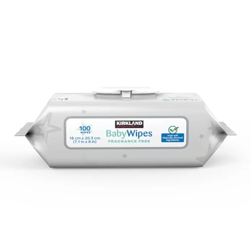 Kirkland Signature Baby Wipes Fragrance Free 100 Wipes