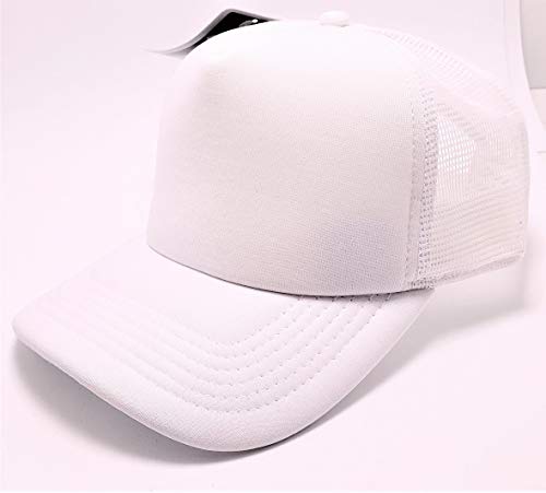 Boné Liso Masculino Poliéster Aba curvada Com Regulagem Cor: Branco