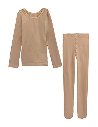 Girls Thermal Sets Tops & Pants Children Base Layer for Dance4