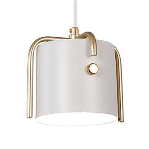 HYJAUSXB E27 Base Single-Head Chandelier, American Style Metal Pendant Lamp, Creative and Personalized Hanging Light Lampshade, Porch Entrance Decoration Ceiling Lighting Fixtures