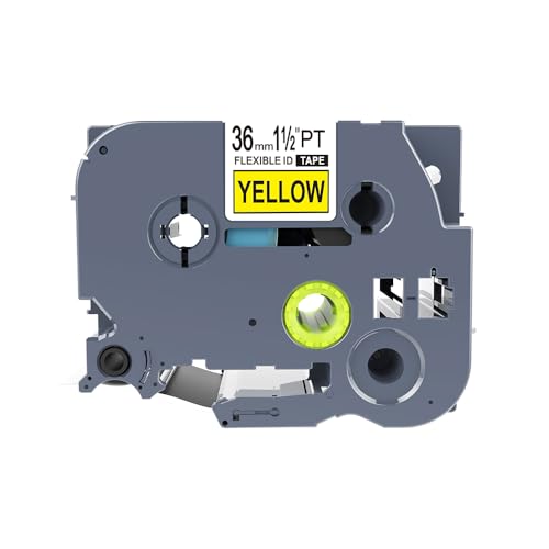 Ruban TZe-S661 extra résistant 36mm étiquette laminée durable