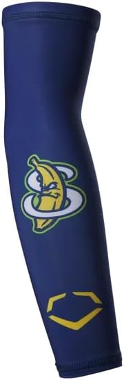 EvoShield Youth Solid Compression Arm Sleeve - Bananas - Navy,One Size Fits Most