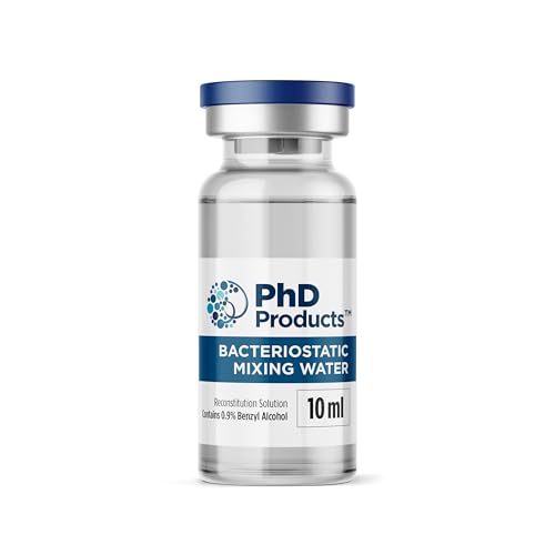 PhD Products Diluyente Bacteriostático - 10 ml - Solución de Reconstitución Ultra Limpia - Laboratorio UE