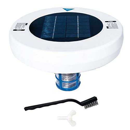 Ionizador de piscina solar: limpiador de agua y purificador flotante, mantiene el de agua de la piscina, limpiador de iones, limpiador de iones, agua, purificador de agua, juego de herramient