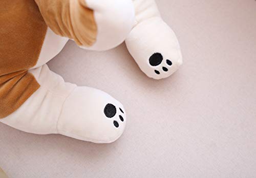Fortuning's JDS Shiba Inu Umarmungskissen Plüsch weich Kinder schlafen Komfort Kissen Spielzeug, 30''