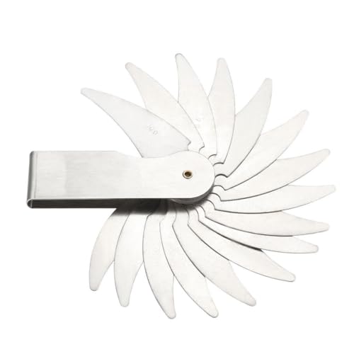 Tool Parts and Accessories Radius Gauge Set 52-100mm 16 Plates Stainless Steel Machinist Tool (#CN-140824-11584)