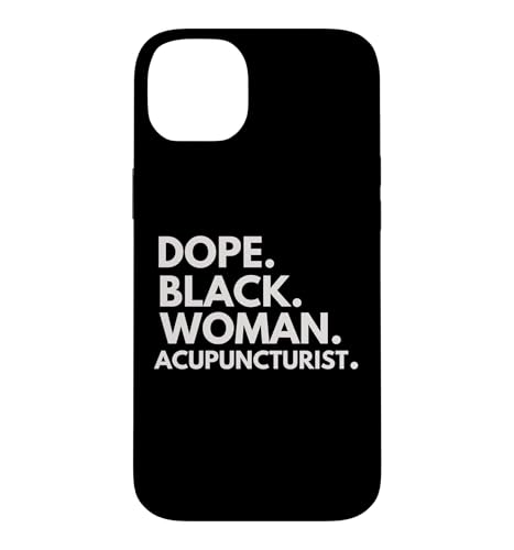 Dope Black Woman Acupuntutrist Empower Black History Month �X�}�z�P�[�X iPhone 14 Plus �p