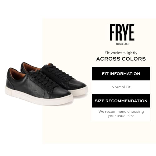 Image of Frye Ivy Low Lace Sneakers for Women - Removable Footbed Shoes - Leather Womens Casual Shoes - Crafted from Soft, Vintage Italian Leather with Removable Molded Footbed