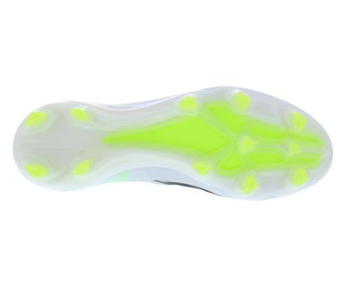 adidas adidas X Crazyfast+ FG Unisex Shoes Size 8, Color: Pure White/Core Black/Lucid Lemon