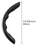 Auto Steering Wheel Cover Protector For Peugeot 2008 206 207 207CC 3008 301 307 607 For RCZ Antiskid Breathable Segmented Steering Wheel Protector Covers 2Pcs - Image 2