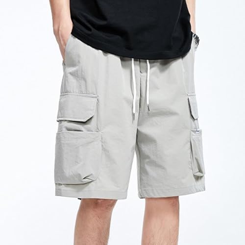 XYXIONGMAO Men's Joggers Techwear Black Hip Hop Cargo Shorts Streetwear Sweatpants Cargo Pants for Men2