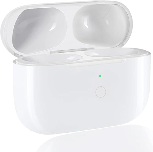 Carcasa de Carga inalámbrica Compatible AirPods Pro y AirPods Pro 2, Reemplazo Original Wireless Charging Case con emparejamiento Bluetooth,Lightning Puerto