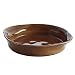 Rachael Ray Cucina Stoneware 1.5-Quart Round Baker, Mushroom Brown