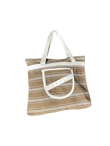 Bolsa De Pano Moda Praia Feminina Resistente (Caramelo)