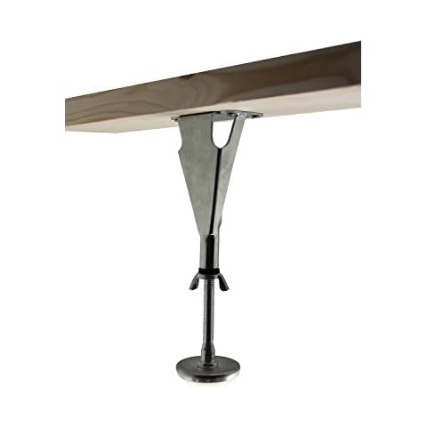 Kings Brand Furniture - Adjustable Height Center Support Leg for Bed Frame (1) Cover