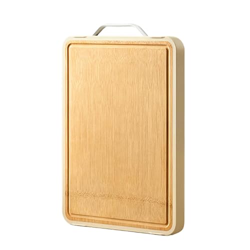 Tabla de cortar de acero para cocina, tabla de cortar carne | Tabla de cortar frutas con mango,Tabla de cortar doméstica de acero inoxidable para asistencia de carne