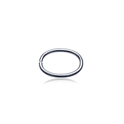 Materia 1 ösenring ovale ouvert argent 925/1000 rhodié Ø19 mm Accessoires pour travaux manuels Fabrication allemande # Z7 Cover