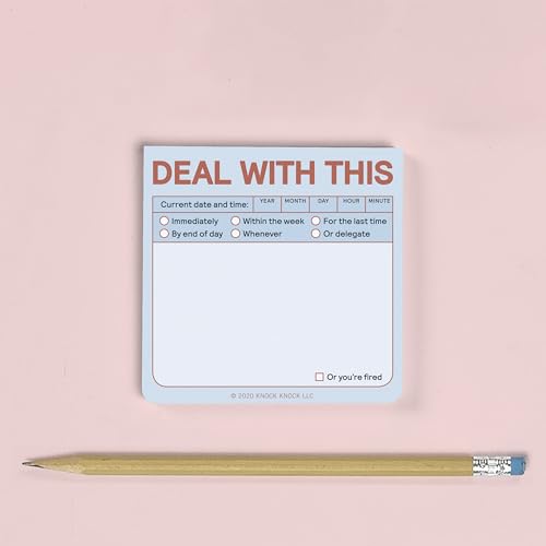 Bloc-notes adhésifs pastel Knock Deal pour organiser le bureau