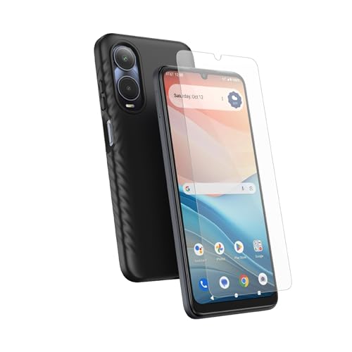 Étui AT&T Verge Noir avec film écran pour smartphone