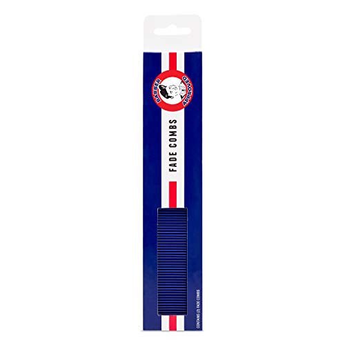 Johnny B Get Faded Anti-Static Heat Resistant Professional Hair Combs, 2-Pack Set #TOP1