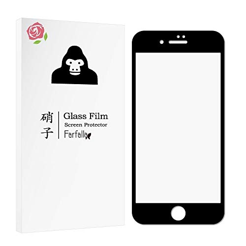 【全面保護ガラスフィルム】iPhone 8 / iPhone 7 ハイブリッドケース付き CORNING GORILLA GLASS 5使用 オ...