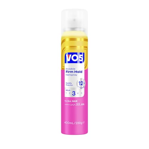 VO5 Firm Hold Hairspray Lightweight Fast-Drying Hair Styling Product Non-Sticky Formula Easy to Brush Out 400ml
