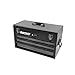 BOXO USA Heavy Duty Hand Carry Toolbox 117 Piece SAE Locking Tool Set with 3 Drawers Carry Box (Black)