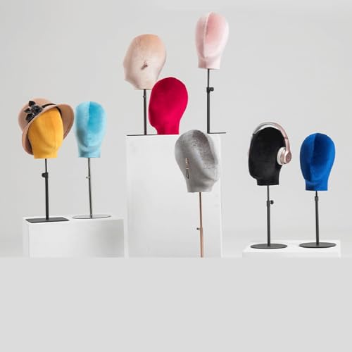 Support tête de mannequin télescopique à hauteur ajustable