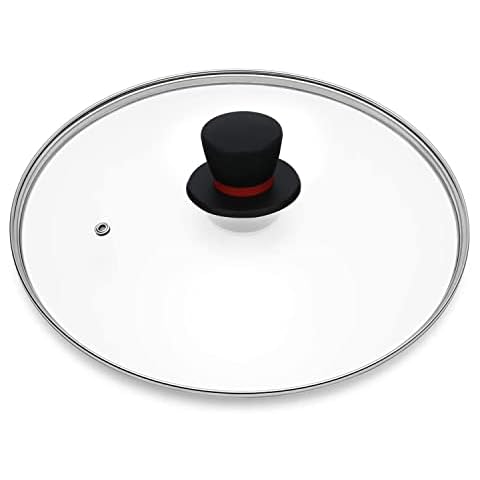 FOLI 26cm Tempered Glass Lid with Steam Vent Cover