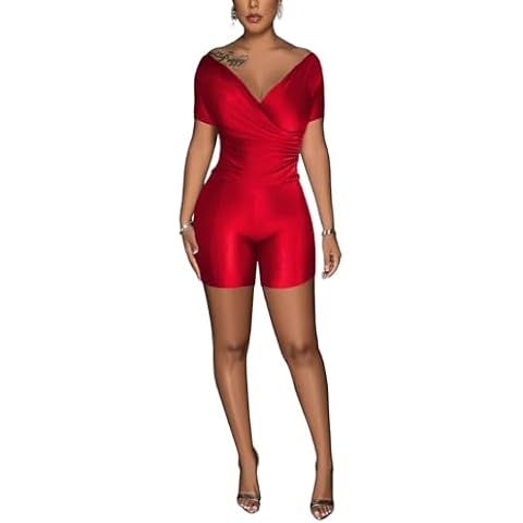 Sprifloral Women Sexy Two Piece Tracksuit Sets Off Shoulder Tops and Bodycon Short Pant Sets Club Outfits Cover