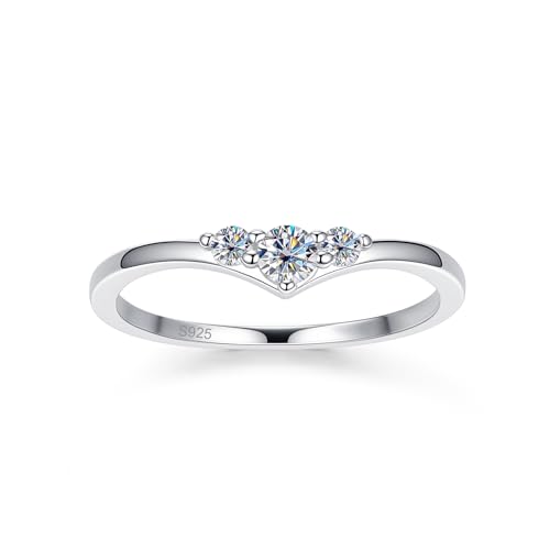 Bague pour femme en moissanite étincelante idéale du quotidien au mariage