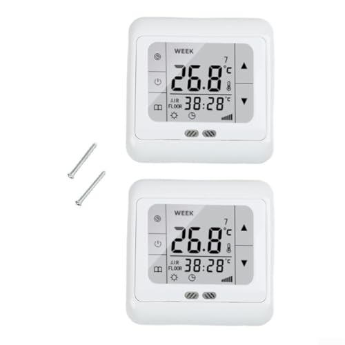 Thermostat numérique LCD 230V 16A programmable pour chauffage au sol - 7