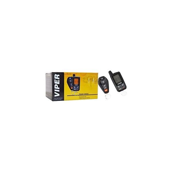 Mobile 2 Way Car Pager Security System Responder LCD Keyless 3305V