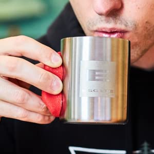 Escape Climbing Crimp Mug | Insulated Stainless Steel Rock Climbing Mug | 9 oz Capacity | Real Rock Climbing Hold Grip | - Thumbnail 5