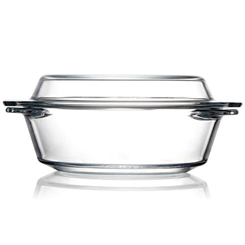 ZYER Round Glass Casserole