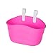 qiuxiaoaa Cestino della Bicicletta Bambini Bici Manubrio Anteriore Carrier Scooter Borsa da Sella Copricapo da Equitazione in plastica Rosa