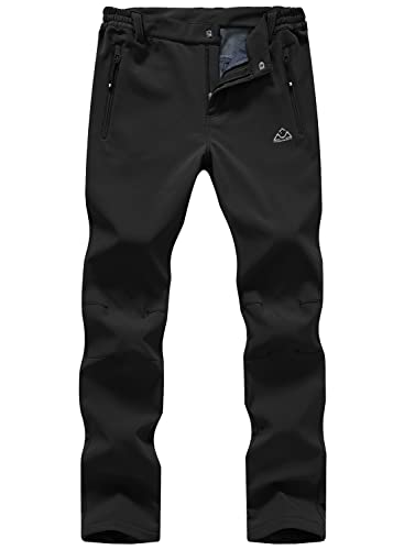 donhobo Women's Thermal Ski Trousers, Black, L