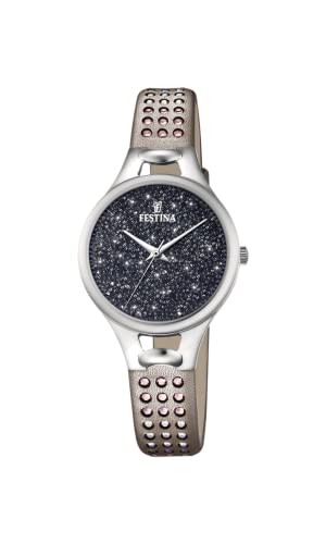 Festina Orologio Analogico Quarzo Donna con Cinturino in Pelle F20407/3