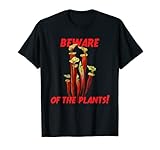 Divertido Cuidado con las Plantas Carnívoras Sarracenia Camiseta