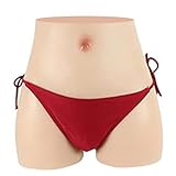 WXLPCGO Silicone Faux Culotte Silicone Faux Vagin Culotte Short Sissy Enfichable Culotte de ContrôLe pour Les Femmes Fausses Hanches(Size:l,Color:Color 1)