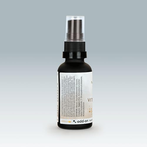 MITOcare Vitamin B12 - hochdosiert 30ml + Methylcobalamin & Adenosylcobalamin - Einfach zu dosierendes Mundspray & geschmacksneutral - 1-2 Monatspackung - Produziert in Deutschland