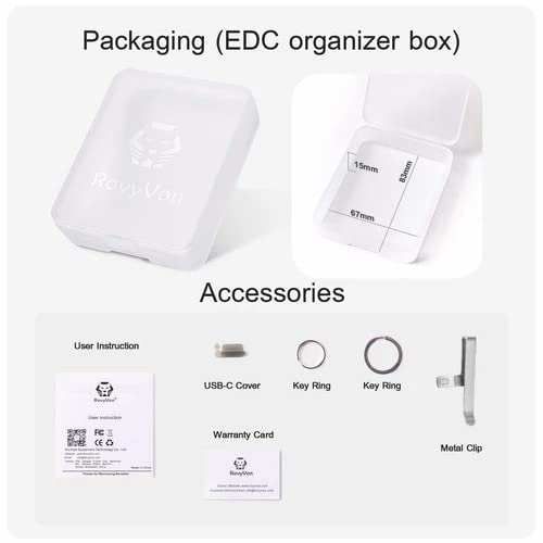 Rovyvon Aurora A1 G4 Keychain Flashlight, Max 650 Lumen Super Bright With Edc Mini Size, 5 Mode Easy Use, Usb-C Rechargeable, Waterproof, Perfect For Camping Emergency Outdoor(Armygreen) #TOP5