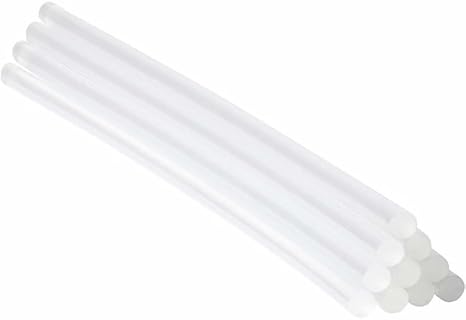 10Pcs 11Mm X 200Mm 8Inchtranslucence Hot Melt Glue Stick For Electric Glue Gun Automotive Electronic Hobby Kit (FKKTY715)